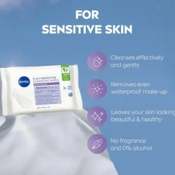 NIVEA Sensitive Reinigingsdoekjes 25 stuks