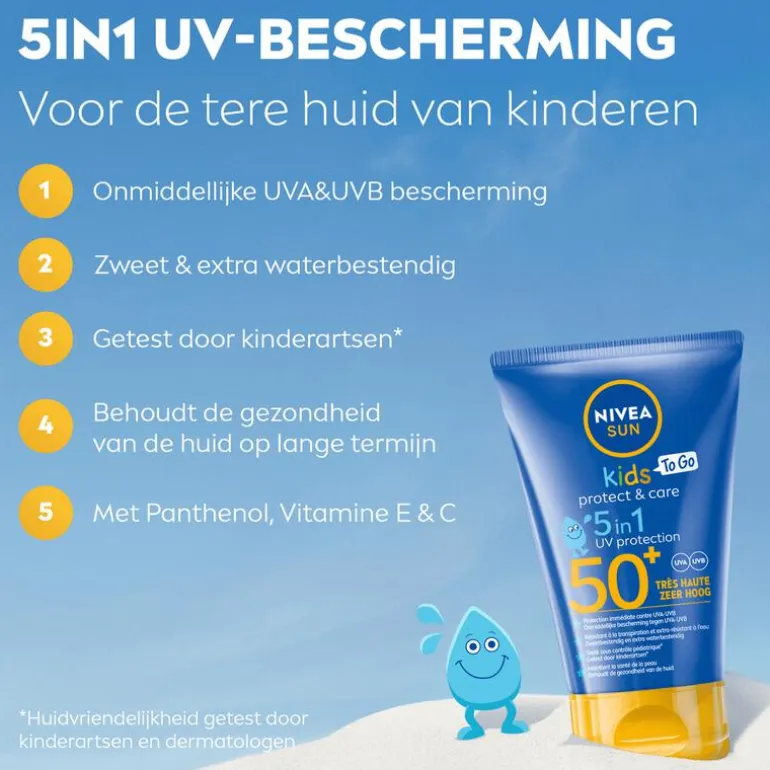 NIVEA SUN Kids Pocket Size Zonnebrand SPF 50+ 50 ML