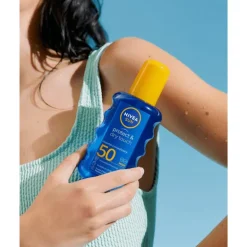 NIVEA SUN Protect & Dry Touch Transparante Zonnespray SPF 50 200 ML