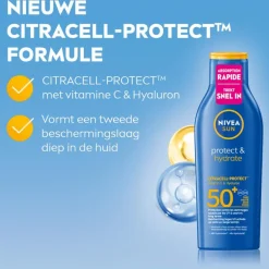 NIVEA SUN Zonnebrand Protect & Hydrate Zonnemelk SPF50+ 200 ML