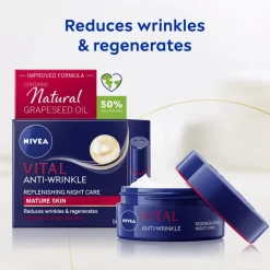 NIVEA Vital Herstellende Nachtcrème Oudere Huid 50 ML