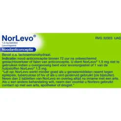 Norlevo Levonorgestrel Morning After Pil 1,5 mg