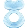 Nuby - Visvormige Silicone Bijtring Met Borsteltjes - 3M+
