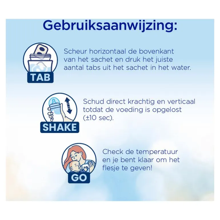 Nutrilon 1 Opvolgmelk Baby 0-6M Tabs 27 gram