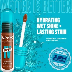 NYX Professional Makeup Lip IV Hydraterende Lipgloss Splash N Spice