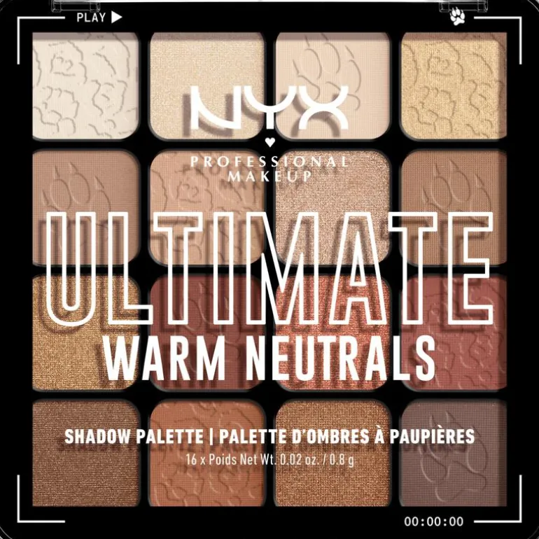 NYX Professional Makeup Ultimate Shad Pal 16-Pan Warm Neutrals