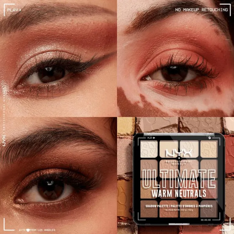 NYX Professional Makeup Ultimate Shad Pal 16-Pan Warm Neutrals