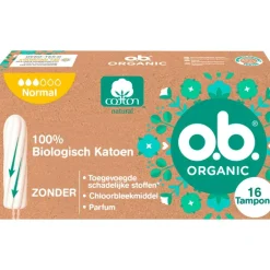 o.b.® Organic Cotton Normal 16 Stuks