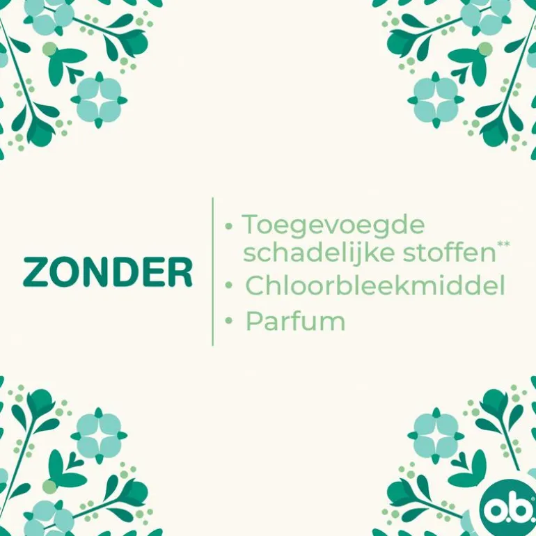 o.b.® Organic Cotton Super 16 Stuks