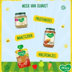 Olvarit Tomaat Rundvlees Aardappel Wortel Babyhapje 6+ maanden 200 GR