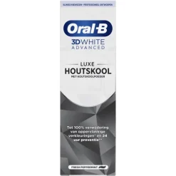 Oral-B 3D White Advanced Houtskool Tandpasta - 75 ML
