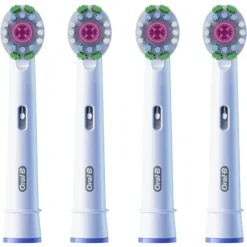 Oral-B 3D White Opzetborstels Wit - 4 Stuks