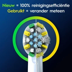 Oral-B Floss Action Opzetborstels Wit - 4 Stuks