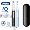 Oral-B iO 3 Duo Zwart & Blauw 2 Elektrische Tandenborstels