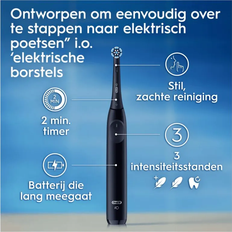 Oral-B iO 2 Zwart & Groen 2 Elektrische Tandenborstels