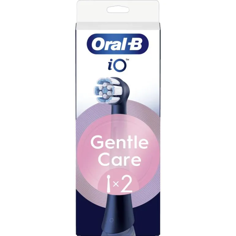 Oral-B iO Gentle Care Opzetborstels Zwart 2 Stuks