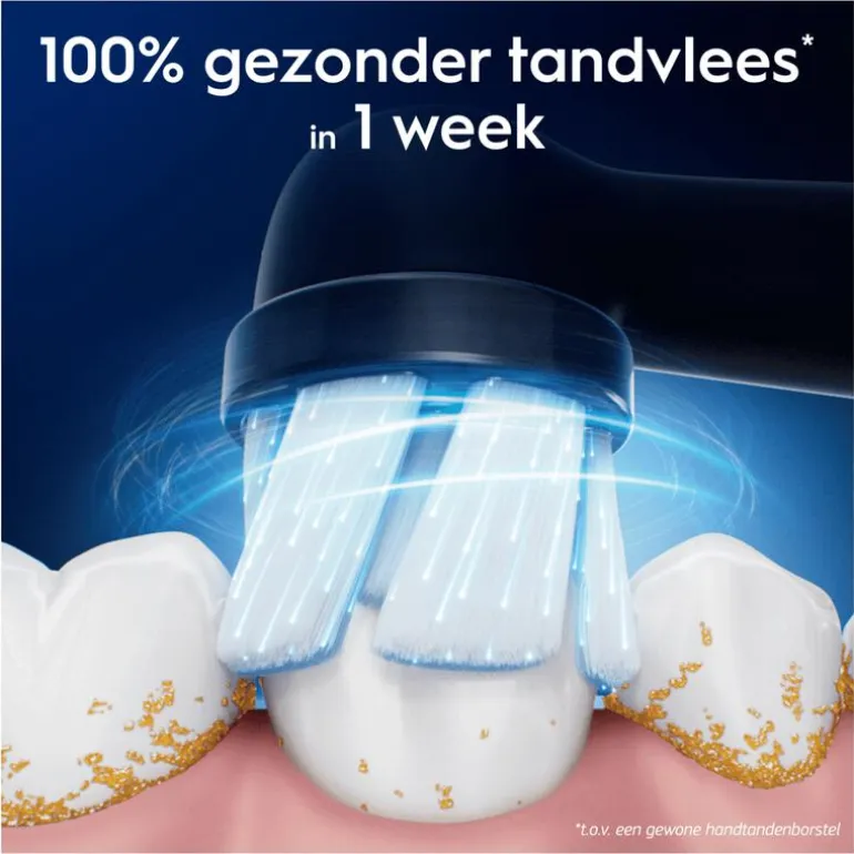 Oral-B iO Gentle Care Opzetborstels Zwart 6 Stuks
