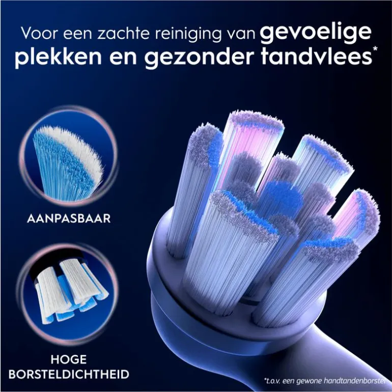 Oral-B iO Gentle Care Opzetborstels Wit 4 Stuks