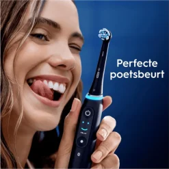 Oral-B iO Radiant White Opzetborstels Zwart 4 Stuks
