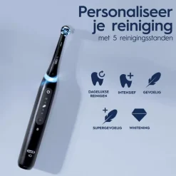 Oral-B iO 5S Duo Zwart & Wit 2 Elektrische Tandenborstels