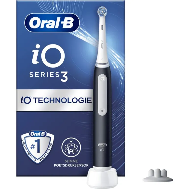Oral-B iO 3S Zwart Elektrische Tandenborstel