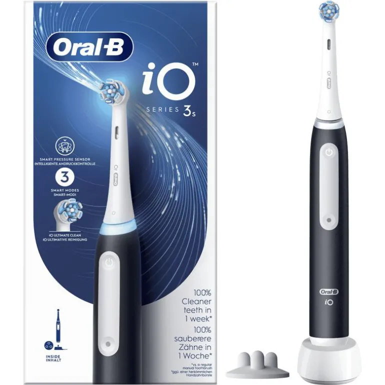 Oral-B iO 3S Zwart Elektrische Tandenborstel