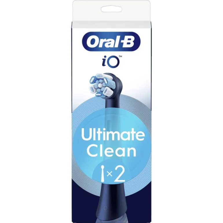 Oral-B iO Ultimate Clean Opzetborstels Zwart 2 Stuks