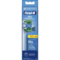 Oral-B Precision Clean Opzetborstels Wit - 4 Stuks