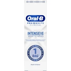 Oral-B Pro 3D White Clinical Intensieve Whitening Bright Brilliance Tandpasta 75 ML