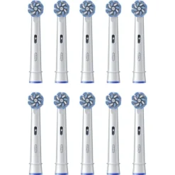 Oral-B Sensitive Clean Opzetborstels Wit - 10 Stuks