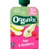 Organix Bio Knijpfruit Peer, Framboos