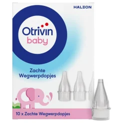 OtriCare Baby wegwerpdopjes bij Aspirator neusjesreiniger 10 stuks