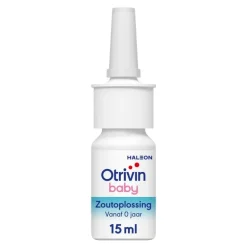 Otrivin Baby Zoutoplossing Neusspray bij een Verstopte Neus 15 ML