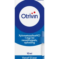 Otrivin Xylometazoline HCI 1 mg/ml Neusdruppels bij een Verstopte Neus 10 ML