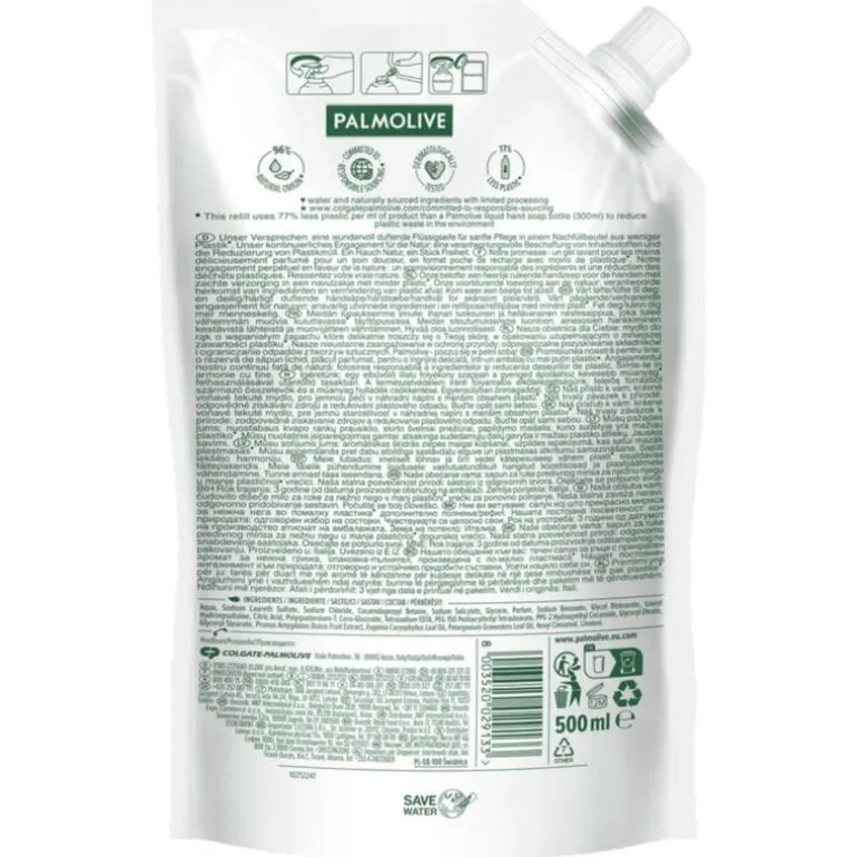 Palmolive Naturals Handzeep Melk- en Amandel Navul 500ml