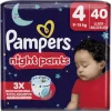 Pampers Baby Dry Night Pants Luierbroekjes Maat 4 9-15 KG 40 Stuks