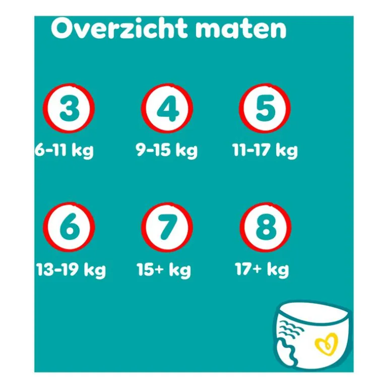 Pampers Baby Dry Pants Luierbroekjes Maat 8 17+ KG 16 Stuks