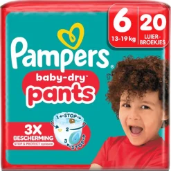 Pampers Baby Dry Pants Luierbroekjes Maat 6 13-19 KG 20 Stuks