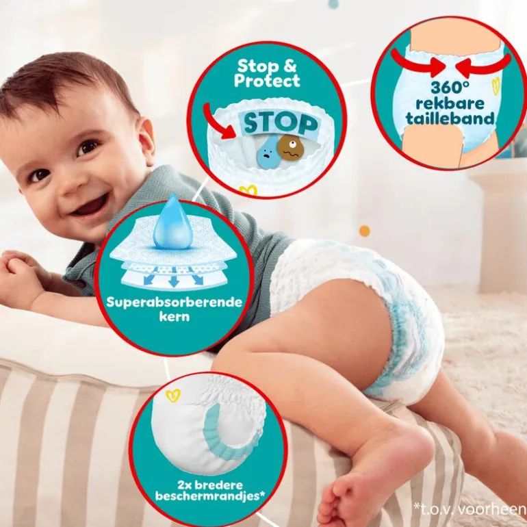 Pampers Baby Dry Pants Luierbroekjes Maat 4 9-15 KG 27 Stuks