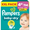 Pampers Baby Dry XXL Pack Luiers Maat 4+ 10-15 KG 114 Stuks