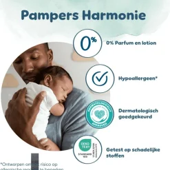 Pampers Harmonie Luiers Maat 1 2-5 KG 22 Stuks