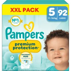 Pampers Premium Protection XXL Pack Luiers Maat 5 11-16 KG 92 Stuks