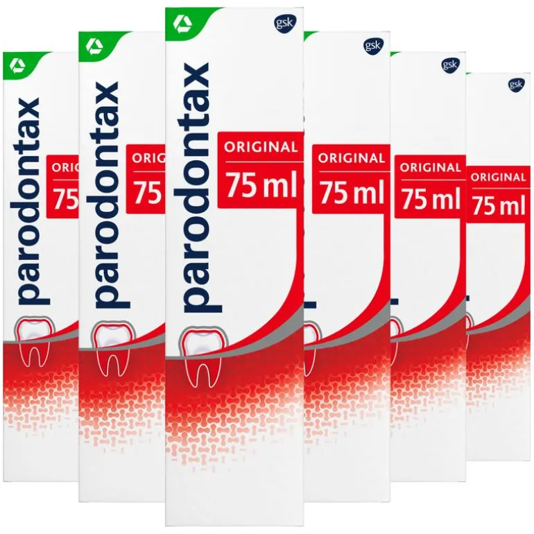 Parodontax Original Tandpasta 75 ML Multipack 6 stuks