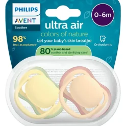 Philips Avent Fopspeen Ultra Air Day 0-6M Double Pack - SCF087/07