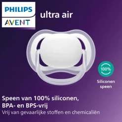 Philips Avent Fopspeen Ultra Air Day 6-18M Double Pack - SCF087/11