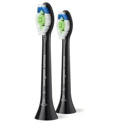 Philips Sonicare Optimal White Opzetborstel Zwart 2 pack - HX6062/88