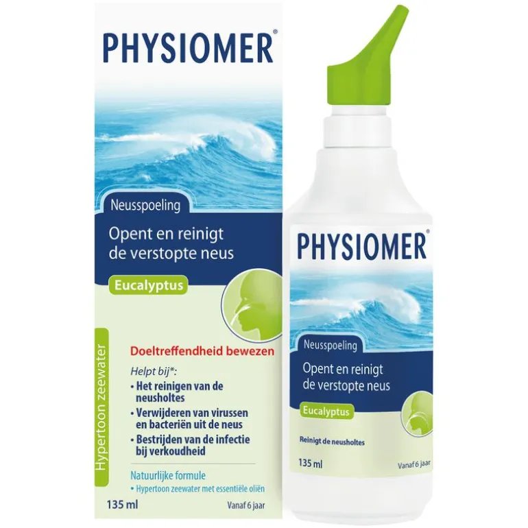 Physiomer Eucalyuptus Neusspray bij Verkoudheid 135 ML
