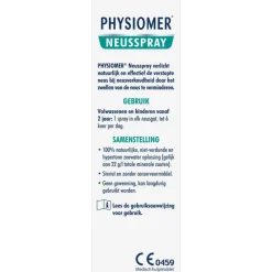 Physiomer Neusspray 100% Natuurlijk 20 ML