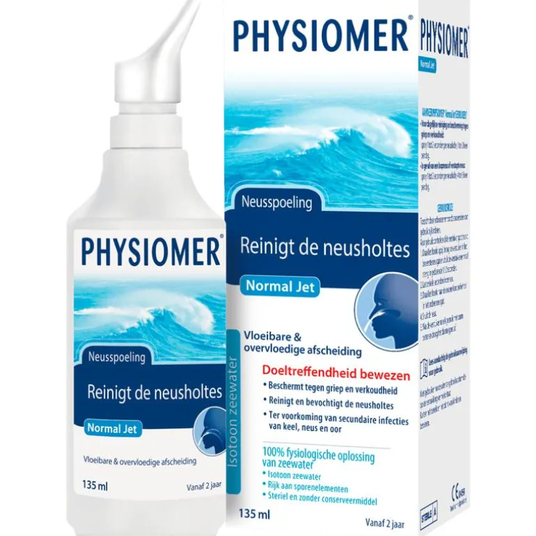 Physiomer Normal Jet Neusspray bij Verkoudheid 135 ML