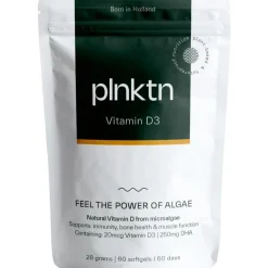 Plnktn Algenolie Vitamine D3 60 stuks